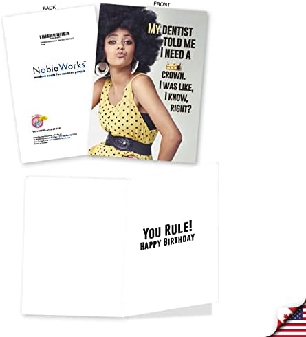 NobleWorks Assortment Pack of 3 Hysterical Birthday Greeting Cards with Envelopes for Men and Women (3 Designs, 1 Each) Sassy Sistas VC8137BDG-C1x3-ET