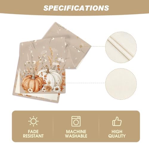 Artoid Mode 210 GSM Fall Table Runner Home Party Decor 13x120 Inch
