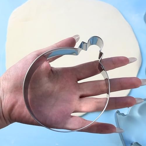 Large Size Christmas Ornaments Cookie Cutters 4PCS Stainless Steel