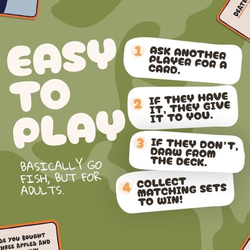 Go F Yourself Boomers! Grown Up Go Fish Card Game, Funny Gag Gift Card Deck