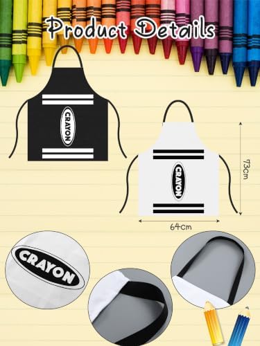 Teenyyou Crayon Costume with Apron and Cone Hat Adult