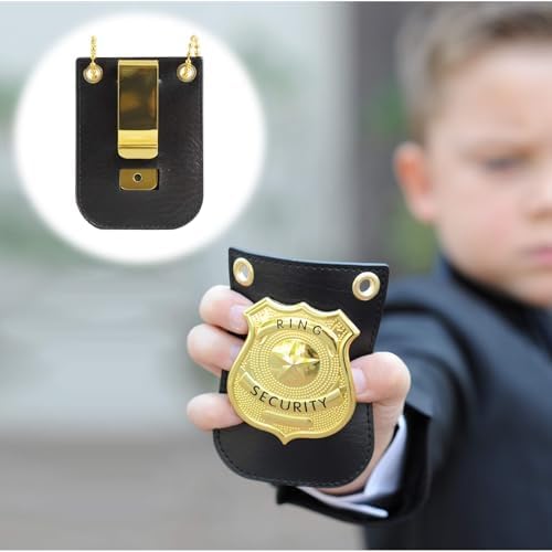 Tickle & Main Ring Bearer Proposal Gift Set - Youth S/M, Ages 4 & Up, Black Polyester - Includes Storybook, Leather Badge & Security Briefcase - Kids Ring Bearer Gifts