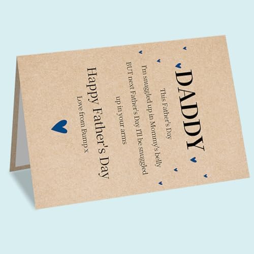 Fathers Day Card for Father To Be, Father's Day Card Gift for Father To Be