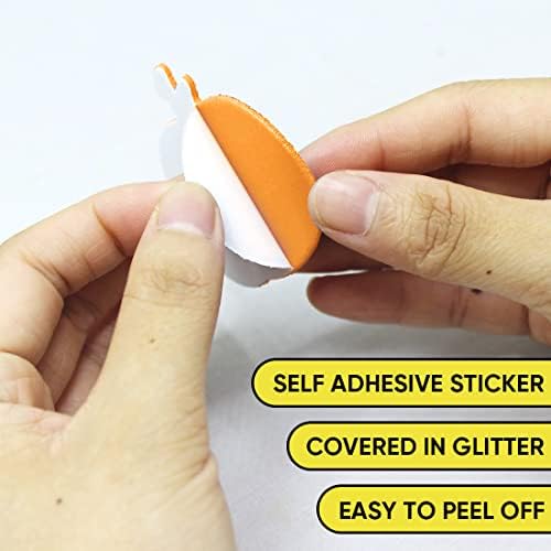 500 Pcs Halloween Foam Stickers Glitter Foam Stickers Halloween Craft