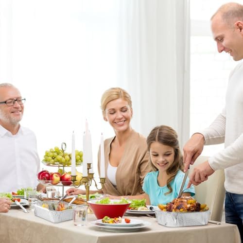 42Pcs Thanksgiving Leftover Containers with Lids, Tin Foil Containers