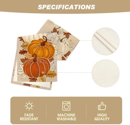 Artoid Mode 210 GSM Fall Table Runner Home Party Decor 13x72 Inch
