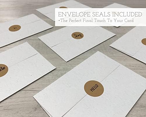Golf Love Greeting Cards Variety Pack - 24 Note Cards with Envelopes & Kraft Sticker Seals