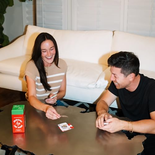 DSS Games Sriracha: The Game [A Spicy Slapping Card Game for The Whole Family | Great for White Elephant Gifts, Stocking Stuffers, Coworkers, Under $20, Ages 7 and Up]