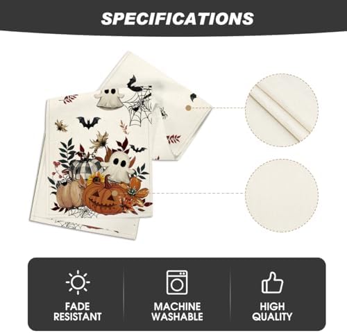 Artoid Mode 210 GSM Halloween Table Runner Home Party Decor 13x48 Inch