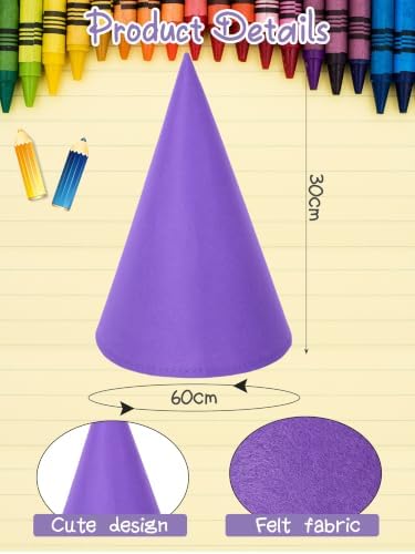 Teenyyou Crayon Costume with Apron and Cone Hat Adult