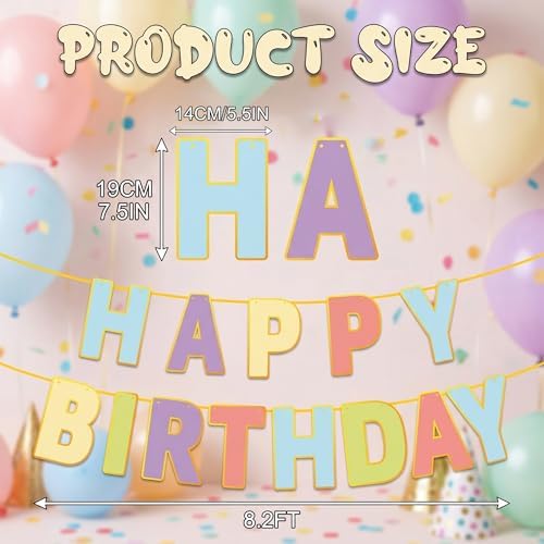 Happy Birthday Banner - Birthday Party Decorations for Home