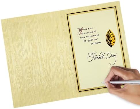 Hallmark Father's Day Card for Son (A Fine Example of a Good Man), Model: 599FFW9592