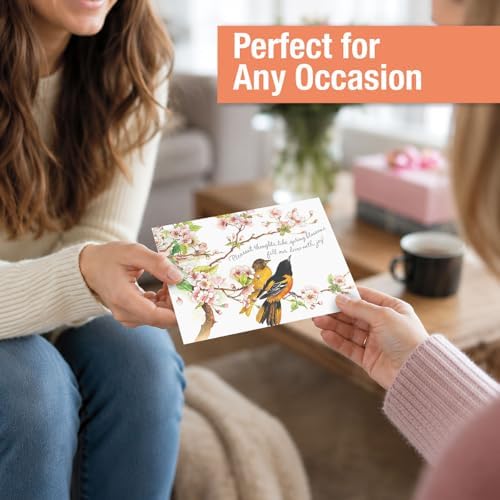 Current Nature's Serenade Thinking of You Cards Religious with Envelopes - Assortment of 20 Greeting Cards, 10 Designs, Large 5" x 7" Christian Thinking of You Cards