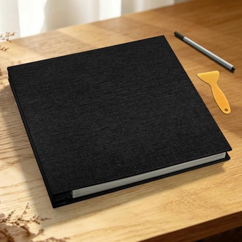 Large Self Adhesive Scrapbook Album, 40 Sheets 80 Pages Photo Book