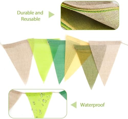 G2PLUS Pennant Banner, Triangle Flag Bunting and Bunting Garland, 60PCS