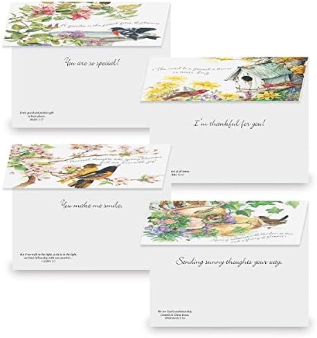 Current Nature's Serenade Thinking of You Cards Religious with Envelopes - Assortment of 20 Greeting Cards, 10 Designs, Large 5" x 7" Christian Thinking of You Cards
