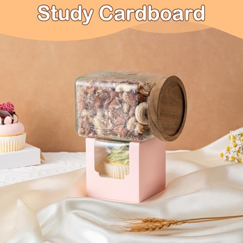 Hoewina 28 PCS Cupcake Boxes, Individual Cupcake Containers with Window