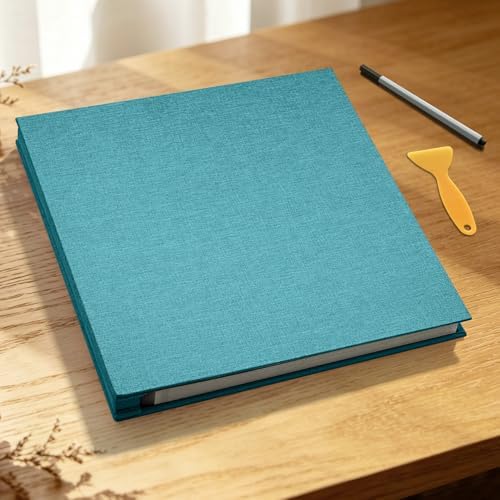 Large Self Adhesive Scrapbook Album, 40 Sheets 80 Pages Photo Book