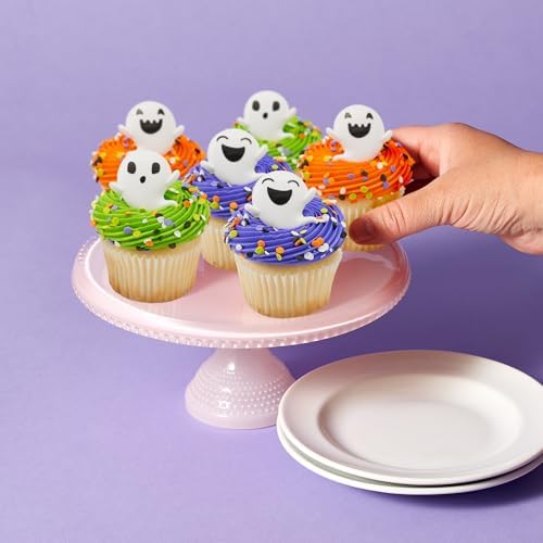 Ghost Halloween Cupcake Decoration Toppers | 24 Pack Party Cake Rings