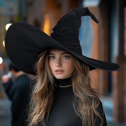 HOMELEX Adult Witch Hat for Halloween Costume Party