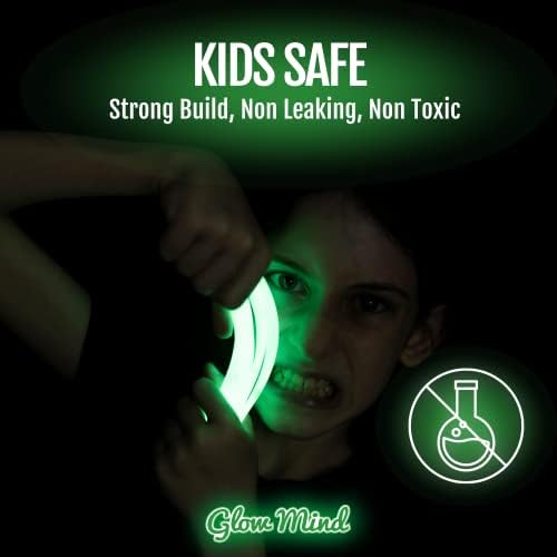 200 Glow Sticks Bulk Party Pack, 8" Halloween Glow Bracelets and Necklaces