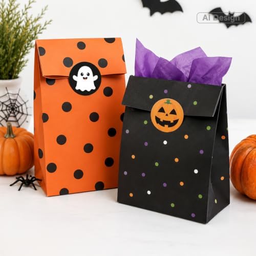 Anwyll 1000 Pcs Halloween Stickers - 1.5'' Pumpkin Stickers for Decorating