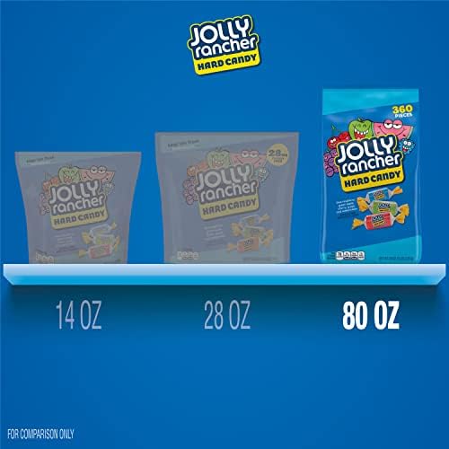 JOLLY RANCHER Assorted Fruit Flavored Hard Candy Bulk Bag, 5 lb (Pack of 2)