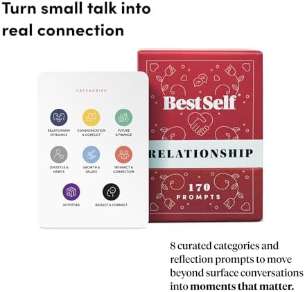BestSelf Relationship Deck – 170 Couples Card Game