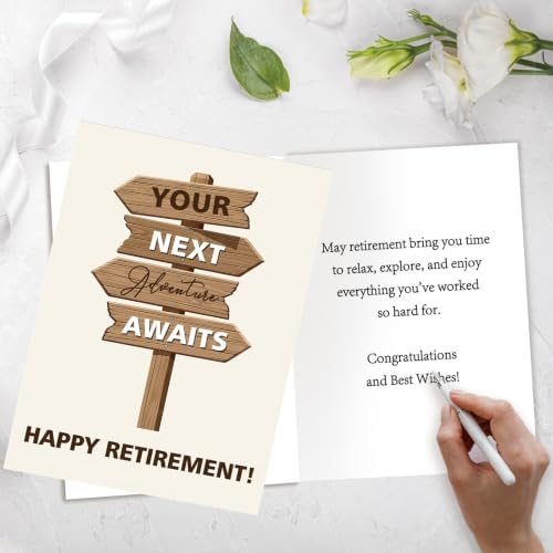 Happy Retirement Card Gift for Men Women