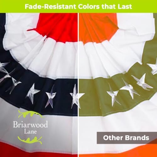 Briarwood Lane Everyday 4th of July Bunting 48" X 24 Patriotic For 4th of July Bunting