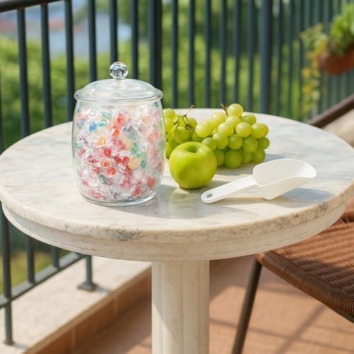 Nuogo Large Candy Jar with Lid Plastic Kitchen Storage,1.5 Gallon/192 Oz