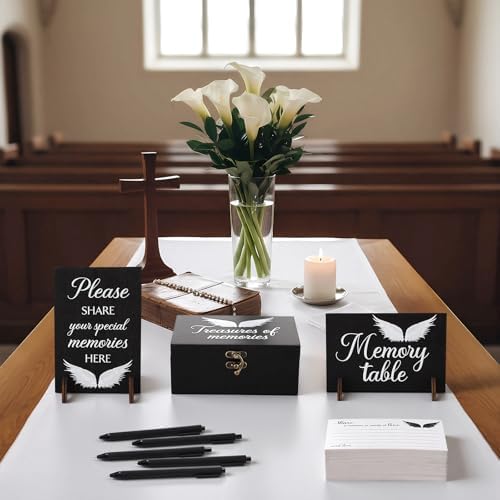 Gilprop 112 Pcs Share a Memory Cards for Celebration of Life, Angel