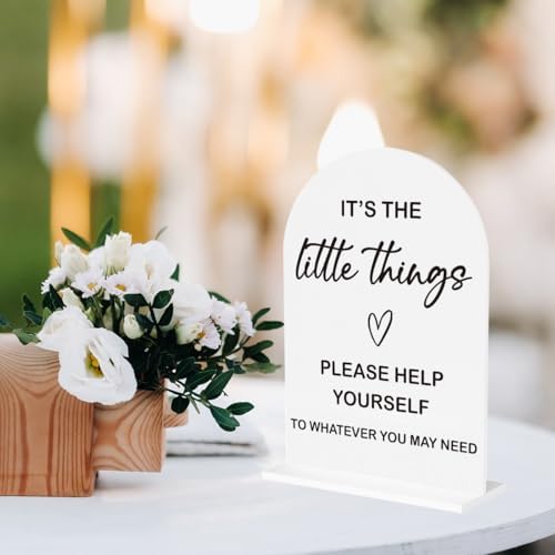Wedding Bathroom Basket Sign Wedding Engagement Bridal Shower Baby Shower Ceremony Reception Event Party Bathroom Basket Acrylic Decor 5"x7"