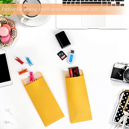 Cash Envelopes-120 Envelopes Money Saving Challenge, 3.2x6.6inch Money Envelopes for Cash, Brown Kraft Paper Money Saving Envelopes, Cash Envelopes for Budgeting, Coins, Checks, Gift Cards & Tickets