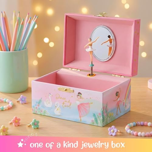 Giggle & Honey® Musical Ballerina Jewelry Box for Girls