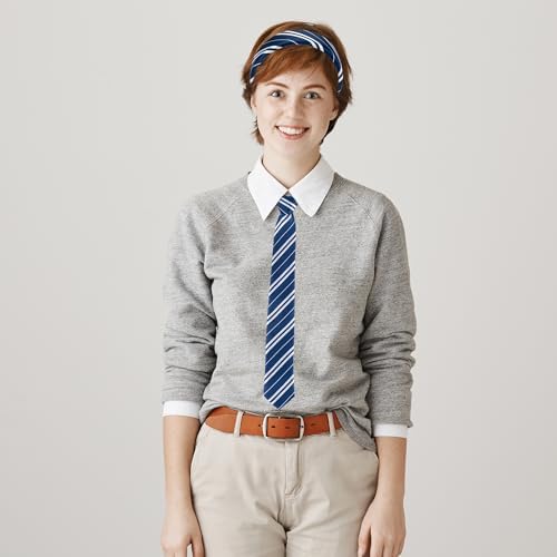 Halloween Wizard Costume Accessories Adult Headband Tie Blue