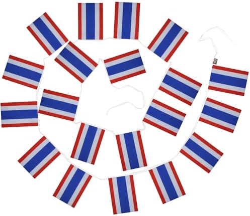 AZ FLAG Thailand Bunting 20 ft 20 flags Light Polyester