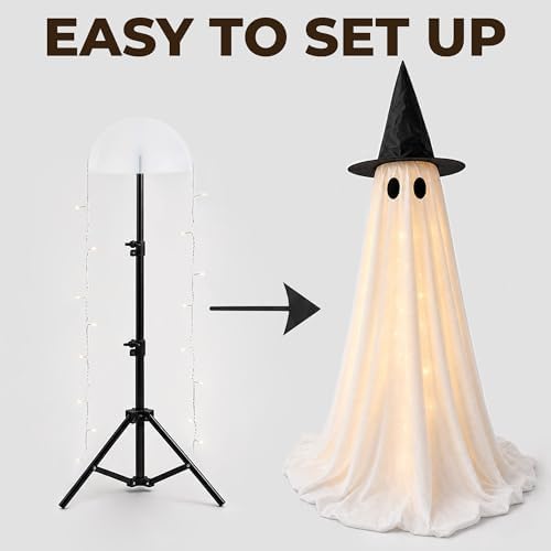 Halloween Decorations Indoor 2 Pack Light Up Ghosts