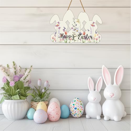 Easter Wreaths for Front Door Bunny Easter Door Decorations Wall Decor