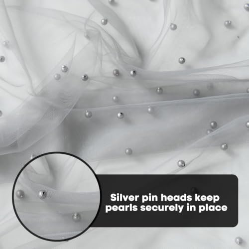 Artoid Mode 3-Pack Pearl Grey Gauze Table Runner 10FT Home Decor