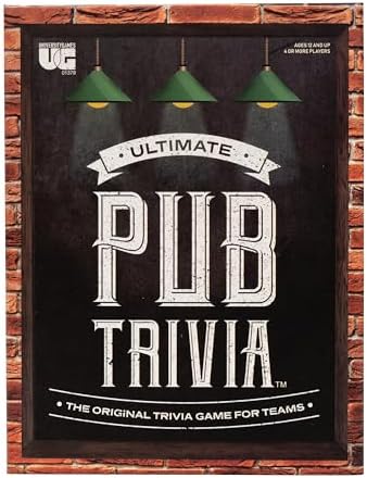 Ultimate Pub Trivia Party Game, Bar-Style Quiz for Adults, Ages 12+