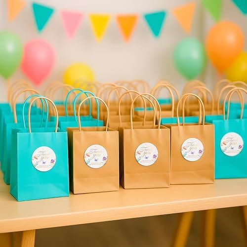 Mobiusea Creation Fairy Thank You Stickers 60pcs Birthday Labels