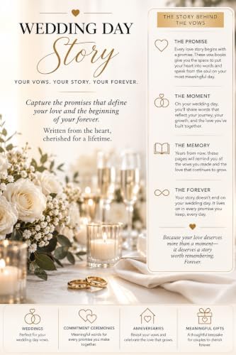Hers and Hers Vow Books - Lesbian Wedding Day Must Haves, Vows Notebook Set - LGBTQ Hardcover Couple Keepsake Booklets - Engagement Shower Gifts for Women