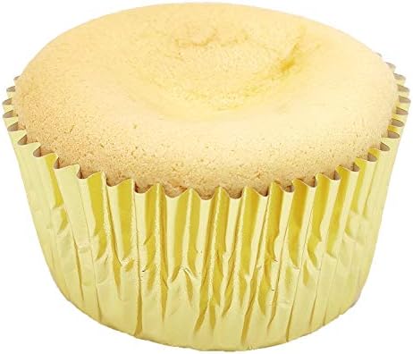 Standard Gold Foil Cupcake Liners Muffin Baking Cups for Party and More, 100-Count