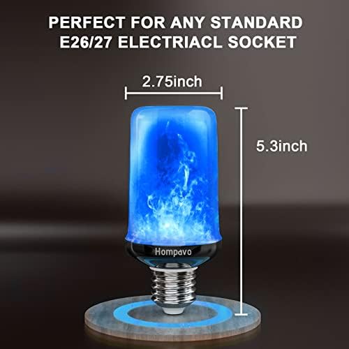 Hompavo 【Upgraded Flame Light Bulbs for Home Decor with Upside Down Effect