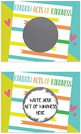 Make Your Own DIY Scratch Off ScratchNotes 20 Pack 3x4 Note Cards & Stickers Random Acts of Kindness