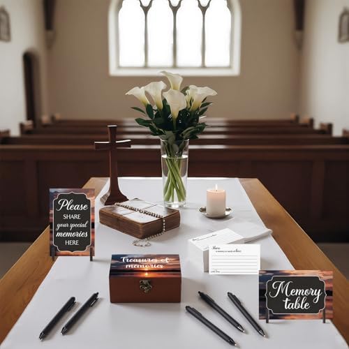 Gilprop 112 Pcs Share a Memory Cards for Celebration of Life, Dusk