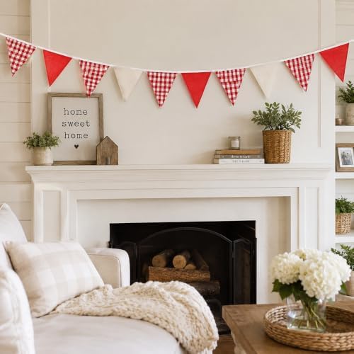 G2PLUS 32Ft Triangle Bunting Banner Pennant Garland Hanging Decorations