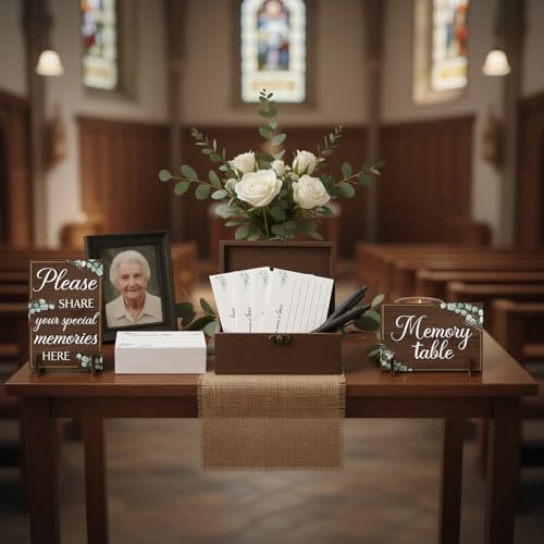 Gilprop 112 Pcs Share a Memory Cards for Celebration of Life, Leaves 2