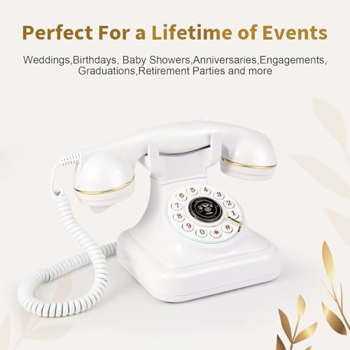 Audio Guest Book Wedding Phone,Record Customized Audio Messages for Parties